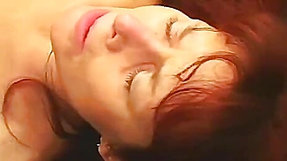 Mature Redhead With Large Boobs Gets Her Hairy Minge Rammed