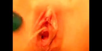 Hot Milf Masturbating With Rabbit And Squirt