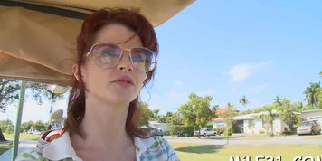 Vigorous Busty Mature Redhead Gf Joslyn James Cums Hard