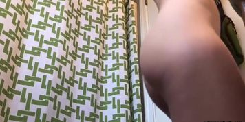 My Step Sister Showering And Dressing Up