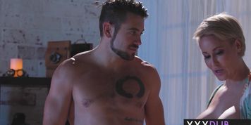 Huge Tits MILF Ryan Keely Fucks A Big Cock Guy After She Massage His Body