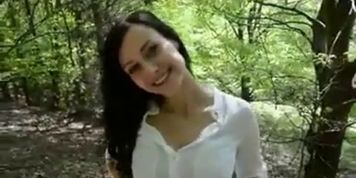 Cute German Teen Blowjob Outdoor