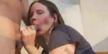 Horny Chubby Teen Girlfriend Getting Cum On Her Hairy P