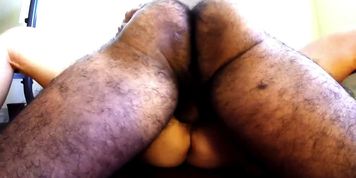 Hairy Amateur Peluda Wife Flexing Dueling Butts Mission
