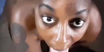 Private Society Busty Ebony Hotel BJ And Cumshot