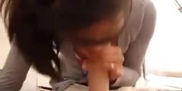 Asian Girl Sucks Dick At Camp - Amateur Blowjob POV