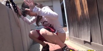 PISS JAPAN TV - Secretly Watched Asians Pee Outdoors