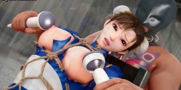 Chained Animated Enjoys Big Phallus