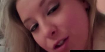 Naughty Neighbor Sunny Lane Gives Hot Blowjob & Handjob!