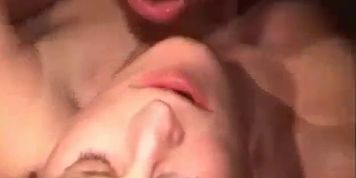 Blonde Wife Gets Her Throat Fucked And Cummed