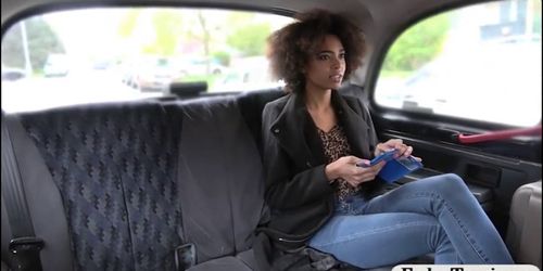 Black Passenger Nailed By Pervert Driver In The Backseat