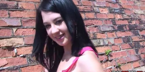 UPLOADYOURPORN - Hot Lolly Does Some Teasing While Outdoors