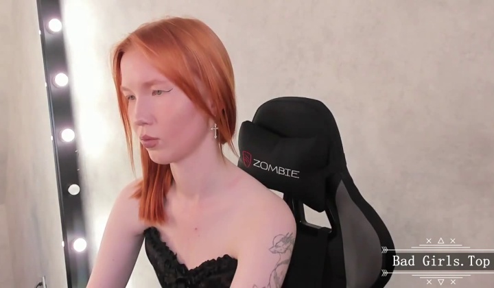 Pretty Skinny Small Tits Webcam Redhead Teen