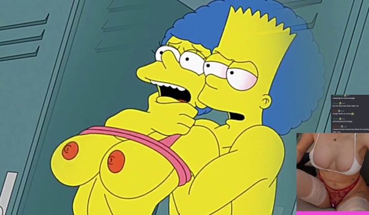 Nooo!!! Bart And Marge Doing Something Naughty In The Gym.the Simpsons Hentai