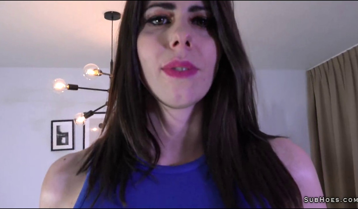 Submissive Horny Brunette Slut Gets Rough Anal With Spanking