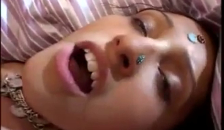 Indian Mature Aunt's White Gangbang