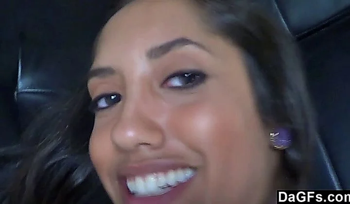 Sexy Latina Receives Her First Facial In A Casting