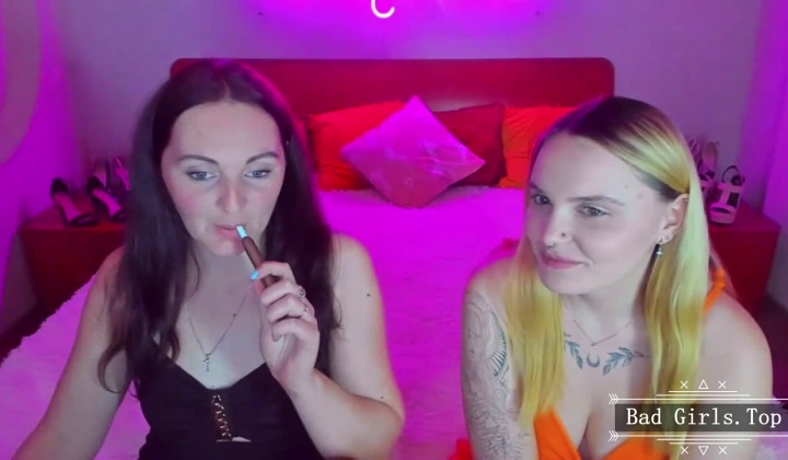 Two Very Hot Big Booty Long Hair Webcam Lesbian Babes