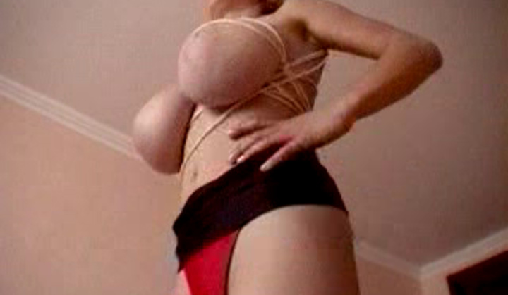 Merilyn Sabrina - Bouncing Big Tits Tied