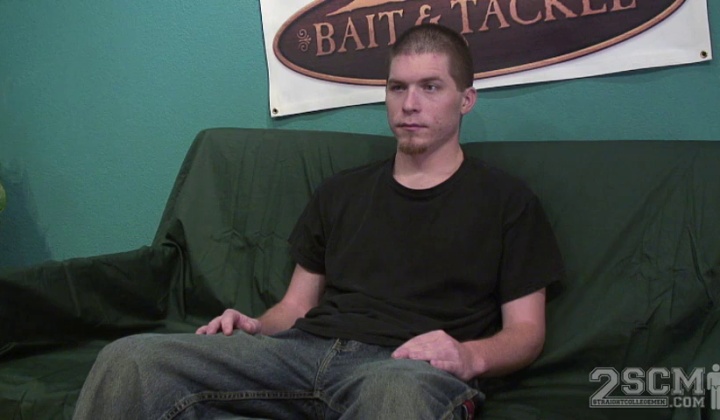 Straight College Guy Cums Prematurely During Audition