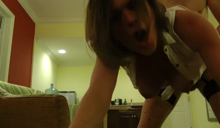 Hot Busty Wife In Stockings Doggystyle Fucked