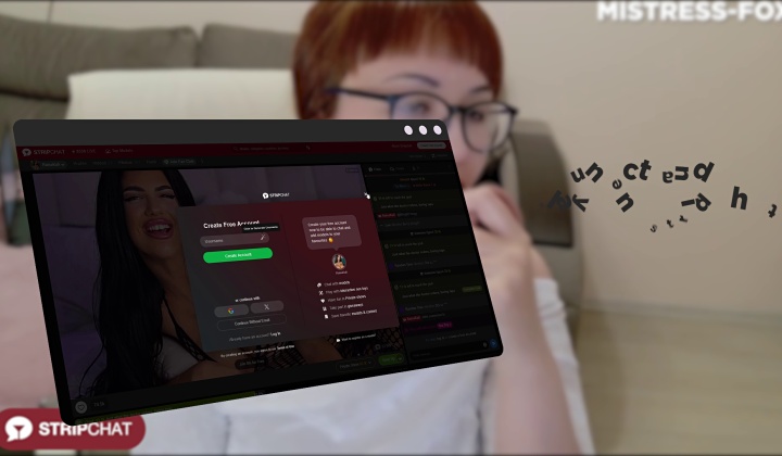 Mistress-Fox Fiery Redhead With Glasses Gives Brutal Deepthroat And Messy Facial