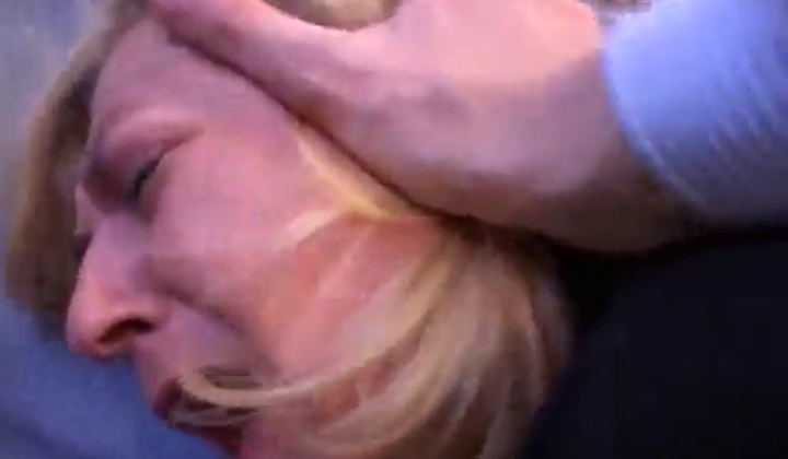 He Picks Up A Blonde Mature