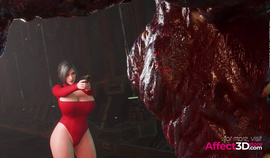 Big Tits Babe Fucked By A Huge Monster In 3d Animation