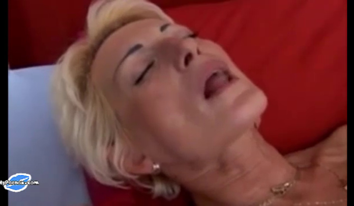 Blonde Mom Fucks Son's Best Friend