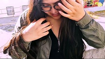 She Takes Off Her Wet Panties In Public And Gives Me A Delicious Blowjob.