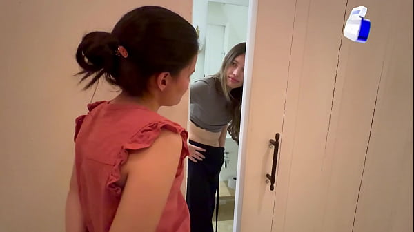 I Give Sexual Orders To My Girlfriend And She Comes In A Public Bathroom.