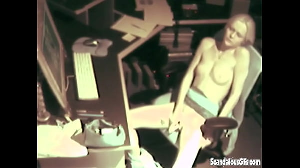 Dildo Fetish Solo Spy Cam Slut Masturbates With Sex Toy On Office Time