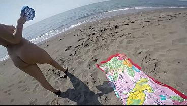 Beach Day With Goddess SexyDea &Ndash; Lucky Guy Oils & Worships My Big Booty!
