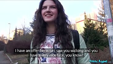 Cute Italian In Sexy Panties Fucking A Big Dick - Public Agent
