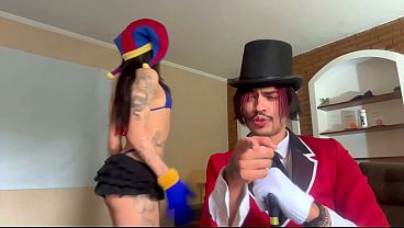 POMNI COSPLAY Giving Her Pussy To CAINE Ft. QroZne [FREE VERSION]