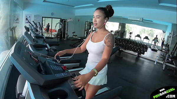 Hot Asian Cheating On Her Husband With Gymmate