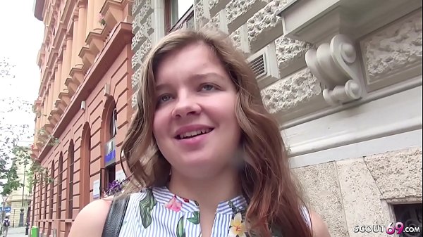 GERMAN SCOUT - First Time ANAL For 18yr Young College Teen