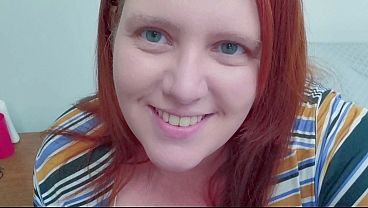 Redhead Milf Married Bbw Squirts, Sucks And Teases Her Husband So He Can Bring Friends