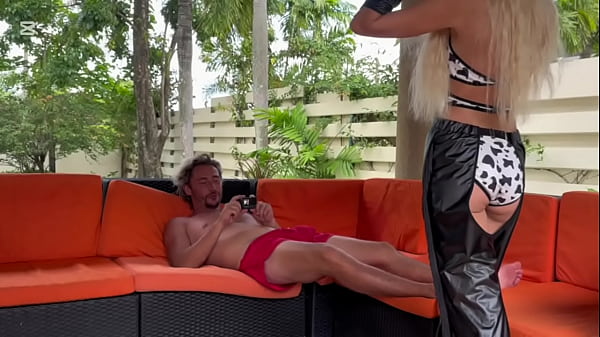 Hot Wife Cowgirl Cosplay Fucks With Stepbrother Outdoor