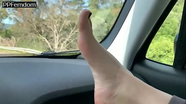 Divine Foot With Black Toenail Polish - Young Princess Sofi POV Foot Fetish