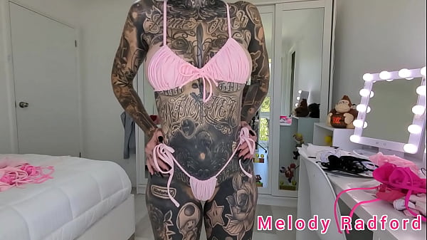 Pink Ruffled Micro Bikini Try On Haul With BIG TITS Petite MILF Romantic Goth GYM Step MOM Metaverse Pornstar Gamer Hentai Tattoos Melody Radford