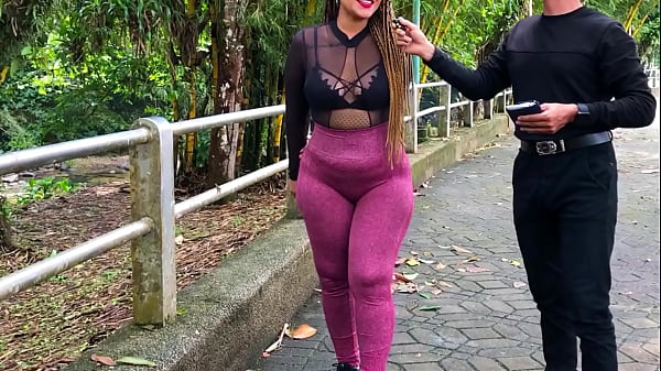 Hot Questions On The Street - Big Ass Brunette Fucks For Money