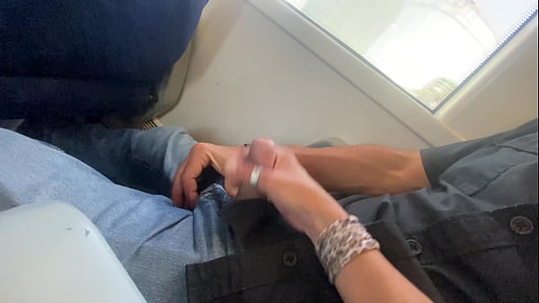 Risky Sex On TRAIN - MASTURBATING COCK IN PUBLIC