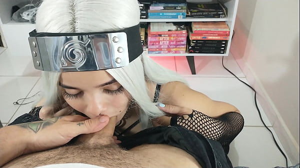 Breastfeeding With Sharingan Cosplay Anime Naruto With White Moon (Full 4k On RED)