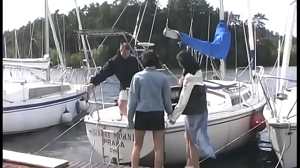 Threesome In Boat
