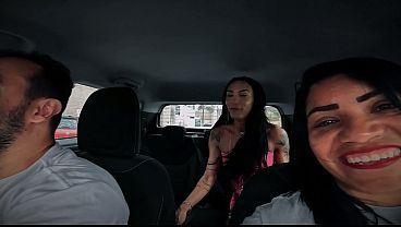Threesome: Trans, Nicoly And Lukas - Every Real Couple'S Dream
