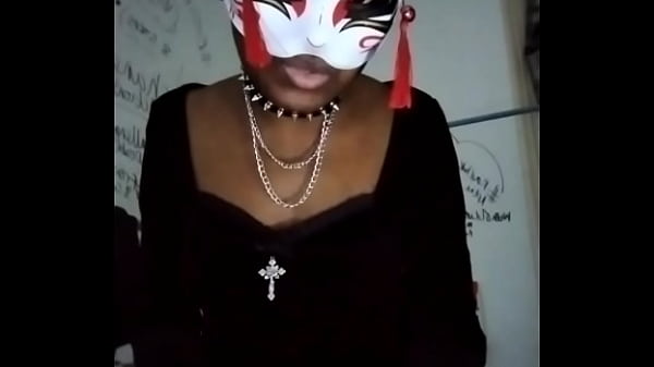 GOTH DOMME With Perfect Tits Wants To Empty Your Cock & No