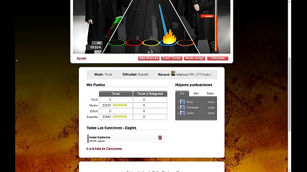 Solo From Hotel California On Guitarflash Osmer Enrique And EEEEE