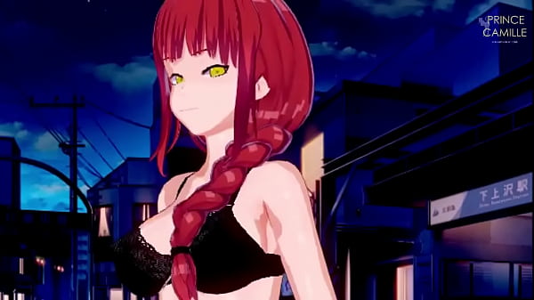 Redhead Anime Girl Bouncing Boobs